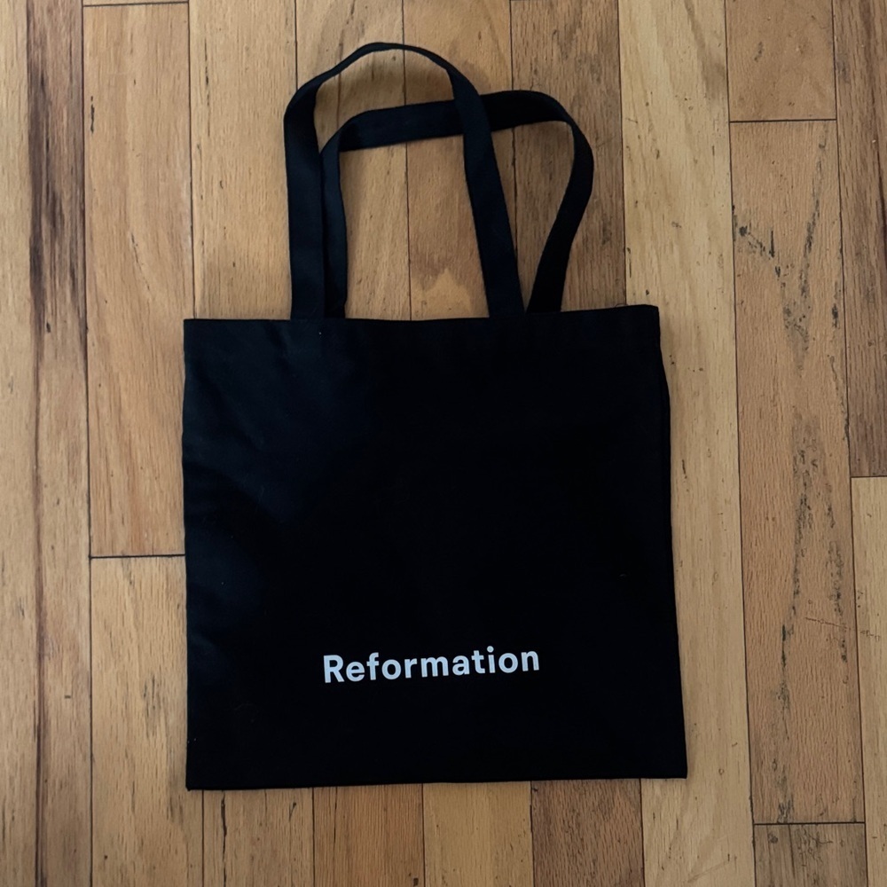 Reformation Classic Black Tote